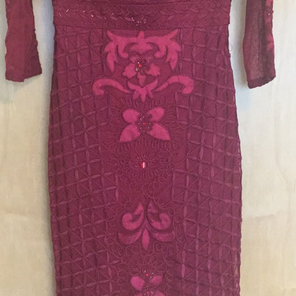 Sue Wong Womens N5378 Embroidered Holiday … - Picture 5 of 11